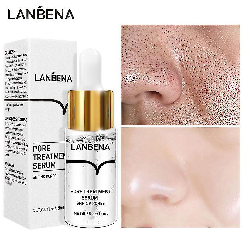 LANBENA Pore Skin Care Serum Facial Essence Dryness Oil Control Repairing Smooth Skin Care-15ml - Vitamin C Serum - Vitamin C Serum