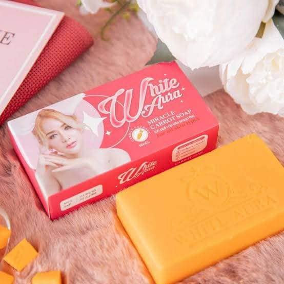 WHITE AURA MIRACLE CARROT SOAP (160 gm)