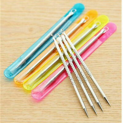 Bron Stick Blackhead Remover Tool Acne Pimple Spot Extractor Pin - Silver 1 pcs