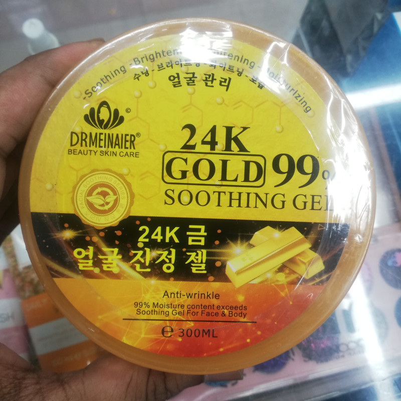 24K GOLD Soothing Gel 99% - 300 gm