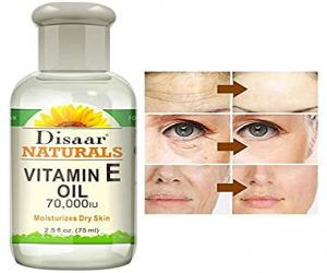 Disaar 70000 IU Naturals Essential Oil Vitamin C Vitamin E Whitening Anti-Wrinkle Face Serum Hyaluronic Acid and Vitamin E Face Essence
