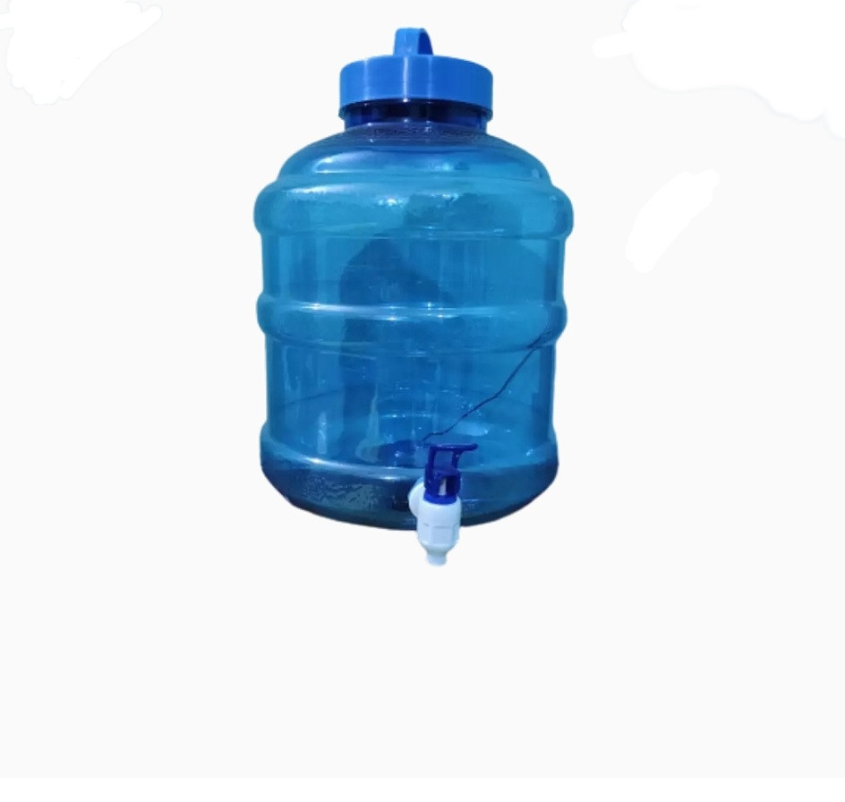 Water Jar Food Grade Plastic Water Jar  With Tap- 16 Liters