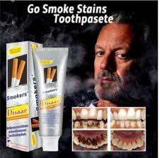 DISAAR BEAUTY Go Smoke Stains Toothpaste Odor Removal Oral Problem After Cigateres -100g