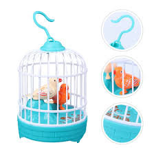 Birds Birdcage Voice Control Toys For Kids - Multicolor