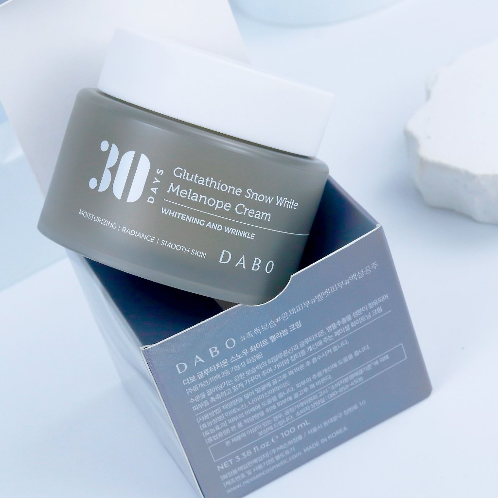 Dabo 30 Days Glutathione Snow White Melanope Cream - 100ml