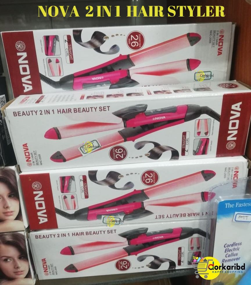 Nova 2 in 1 Hair Styler -1 PCS