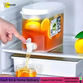 Juice Food Grade Plastic  Jar With Tap Capacity - 3.5 Liters