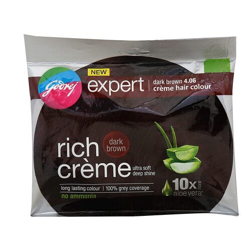 Godrej Expert Rich Crème Hair Color Dark Brown, -20gm