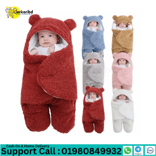 Blankets Newborn Baby and  Girls Sleeping Bag (Cotton Soft Bedding Set) 1 pcs  Code - 09459221
