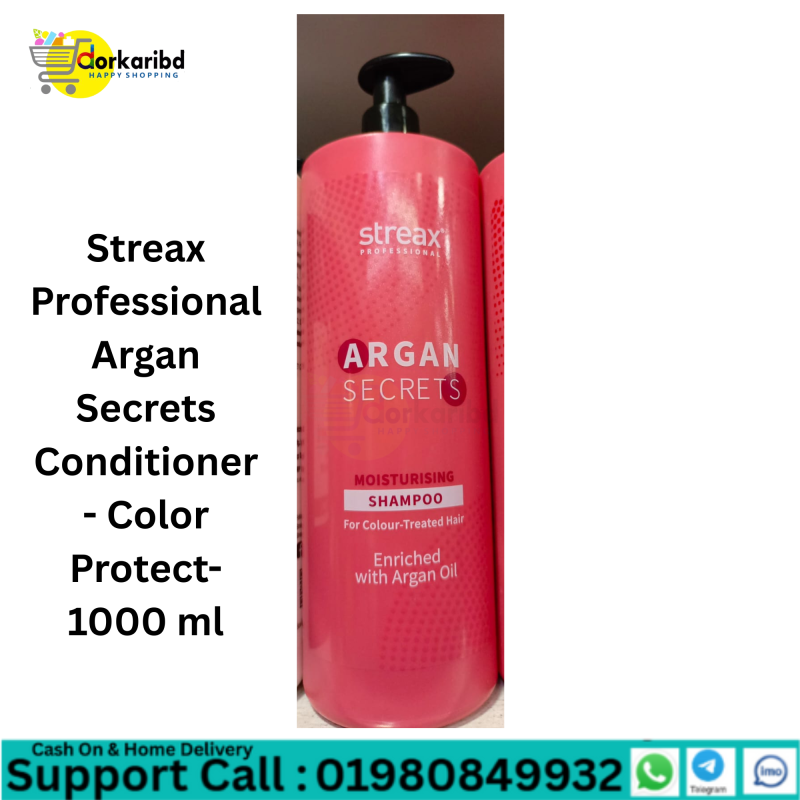 Streax Professional Argan Secrets Conditioner Color Protect- 1000 ml