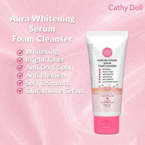 Cathy Doll Aura Whitening Serum Foam Cleanser -100ml