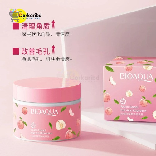 BIOAQUA Peach Extract Fruit Acid Exfoliating Face Gel 140gm Made In China Code 13949012
