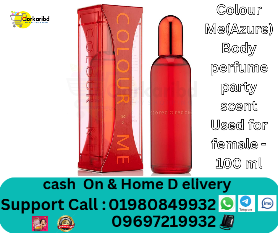 Colour Me (Red) Body perfume party scent Used for female - 100 ml
