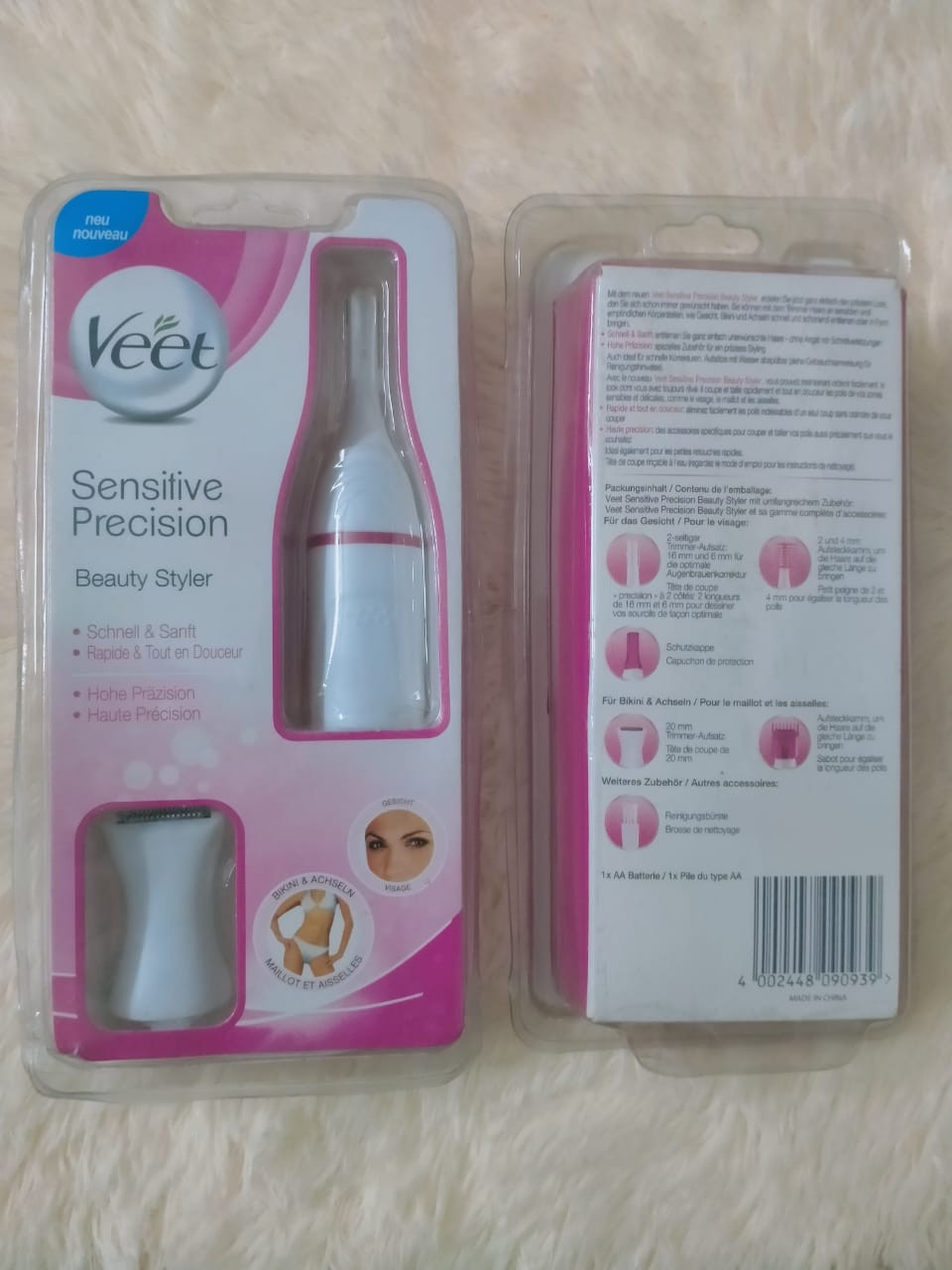 VEET 5 In 1 Women Hair Removal Women Shaver Female Shaving Machine Electric Trimmer Razor for Eyebrow Face Underarm