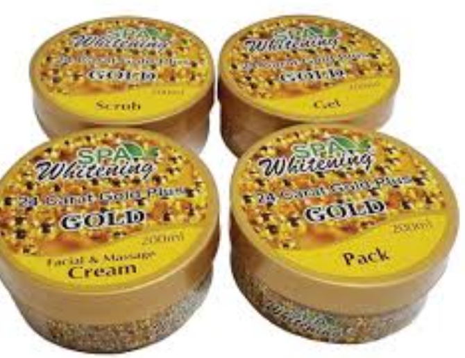 SPA whittenig 24 carrot gold plus facial kit & Spa whittenig Daimond facial kit 4pcs big