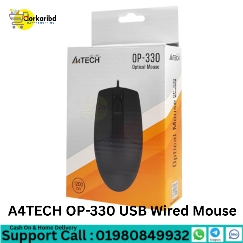 A4TECH OP-330 USB Wired Mouse