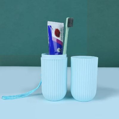 Toothpaste Travel cup Bathroom Accessories Toothbrush Case tooth brush Non-Slip Strip Storage box