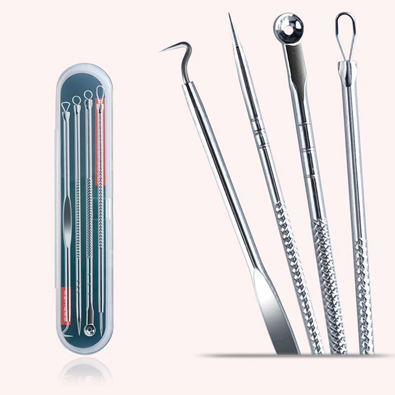 Stainless Steel Acne Needles Pimple Blemish Extractor Blackhead Remover Tool Pore Cleaner Acne Treatment Face Skin Care Tool