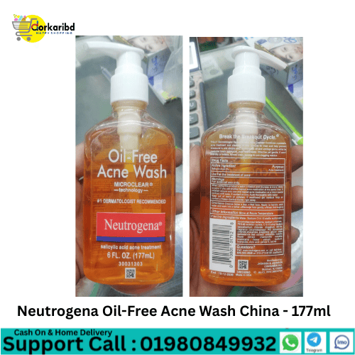 Neutrogena Oil-Free Acne Wash China - 177ml Code: 02819694