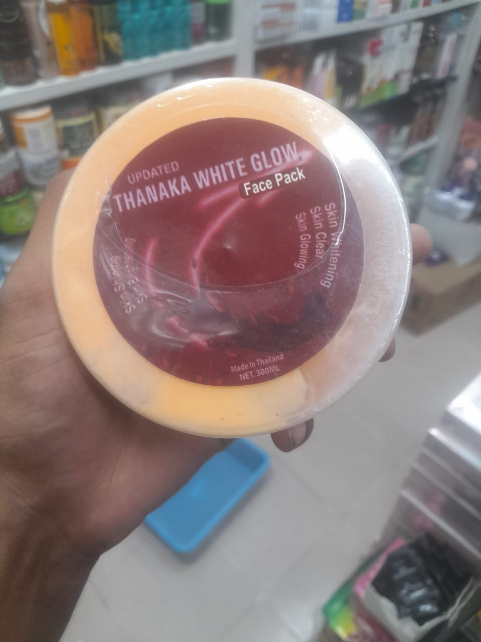 Thanaka White glow face pack