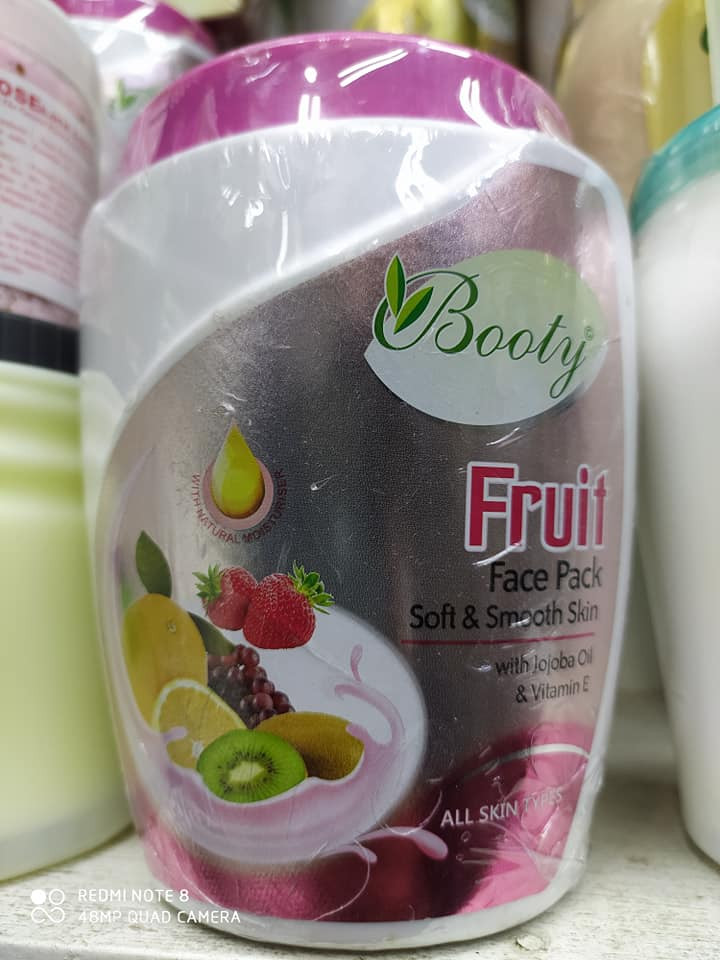 Booty Essentials Skin Glow Massage Cream Face Pack  FRUIT  800ml