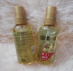 STREAX Pro Hair Serum Enriched with Walnut Oil Gives Frizz-free Satin Smooth Hair Made In India - 100ml
