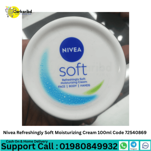 Nivea Refreshingly Soft Moisturizing Cream 100ml Code 72540869