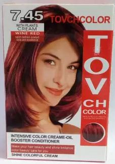 TOV CH Hair Color Shade 7.45 wine red Small 60ml