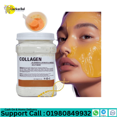 Collagen Rejuvenating & Hydrating & REPAIR Jelly Mask Powder Peel Off Facial Brightening Removal Freckle Face Care - 650g