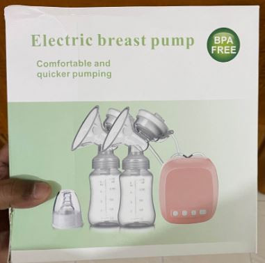 Electric Pump With Two Bottoles Double Electric Painless Pump Breast Feeding Pump