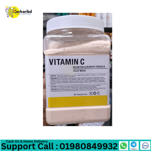 Vitamins C Jelly Mask Powder Peel Off Facial Brightening Removal Freckle Face Care Peeling gel- 650g