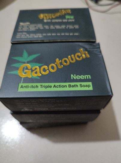 Gacotouch Neem Soap Anti-Itch Triple Action Bath Soap -6pic Code: 92078413