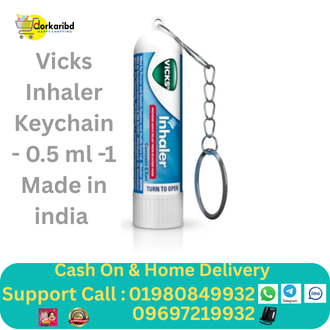 Vicks Inhaler Keychain - 0.5 ml -1  Made in india