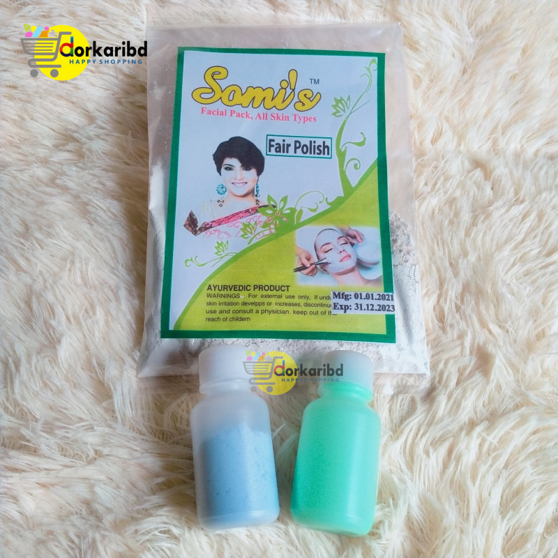 Fair Polish Ayurvedic Facial Face Kit 1 Pair