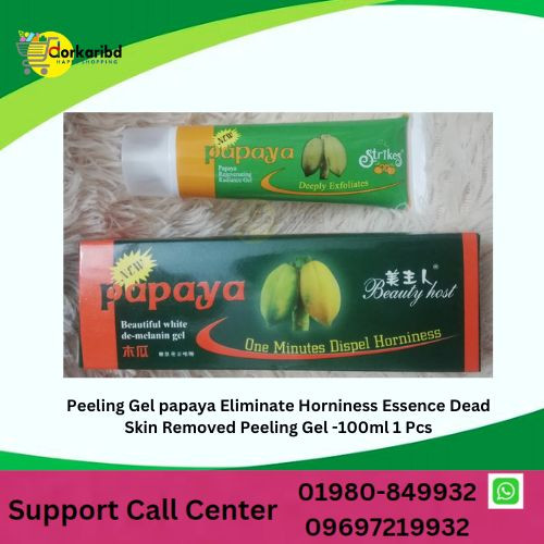 Peeling Gel papaya Eliminate Horniness Essence Dead Skin Removed Peeling Gel -100ml 1 Pcs