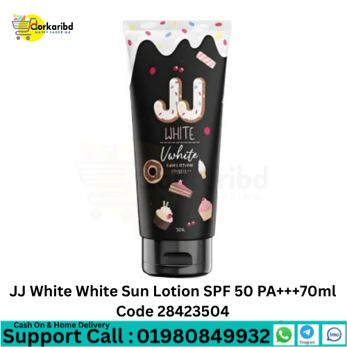 JJ White White Sun Lotion SPF 50 PA+++70ml Made In Thailand Code 28423504