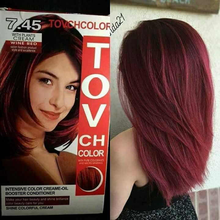 TOV CH Hair Color Shade 7.45 wine red 160ml