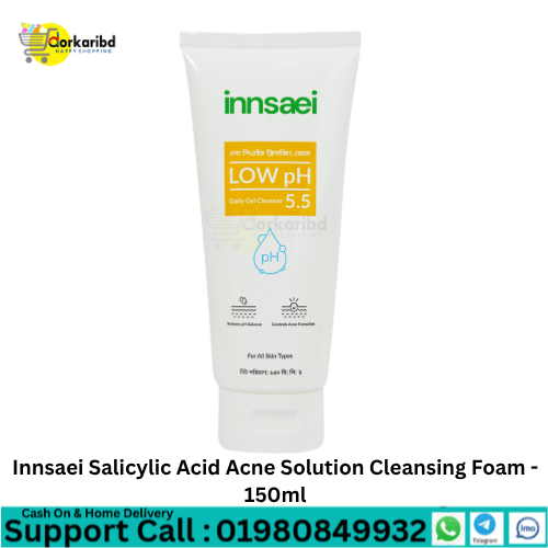 Innsaei Low pH Daily Gel Cleanser 5.5 Cleansing Foam – 150ml