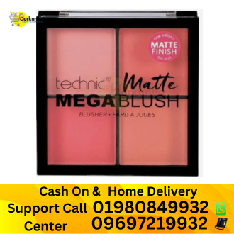 Technic Matte Mega Blush 4 Palette Blusher -  11.2g