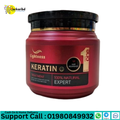 Lightness Keratin Treatment for Hair Nourisher  Hair Conditioner read 500ml -1 pcs