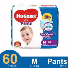 Huggies Dry Pant Diaper M (6-12 KG) - 64 Pcs