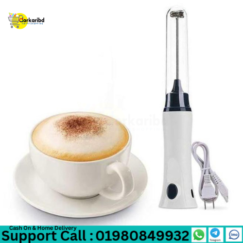 Hand Coffee Mixer Rechargeable Coffee Mixer with Charging Cable Eggbeater Handheld Stainless Milk Frother Foamer Blender Coffee Mixer Coffee Mixer