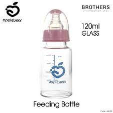 Apple Bear Glass Feeder 120 ml