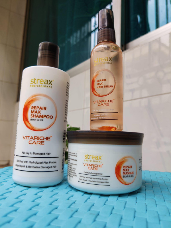 Streax Professional Vitariche Care Repair Max Complete Hair Care Combo
