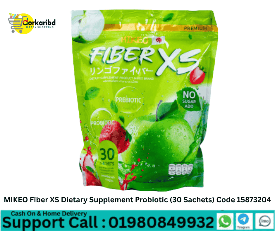 MIKEO Fiber XS Dietary Supplement Juice Probiotic (30 Sachets) Code 15873204