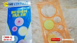 Design Ruler Drawing Box-Multi-Color 1Pcs