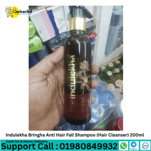 Indulekha Bringha Anti Hair Fall Shampoo (Hair Cleanser) 200ml