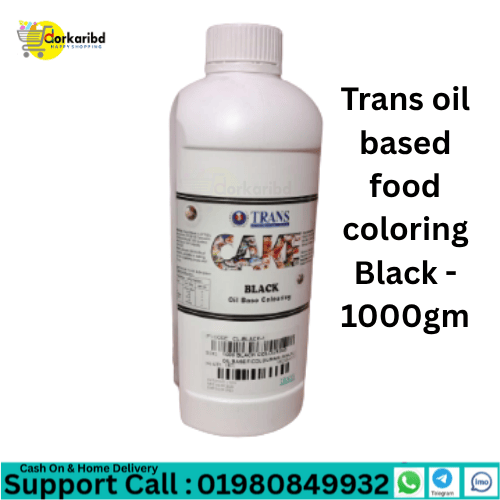Trans oil based food coloring Black - 1000gm