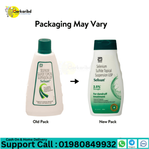 Selsun Anti Dandruff Shampoo by Abbott - 120ml INDIAN