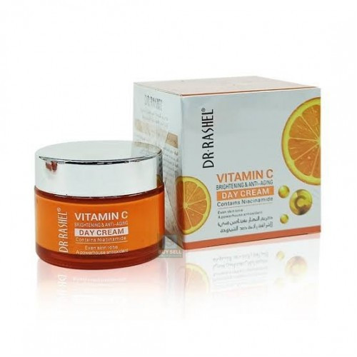 Dr.Rashel Vitamin C Day Cream With Niacinamide and Collagen | Moisturizer | Anti-Aging | Lift & Firming Skin size -50gm